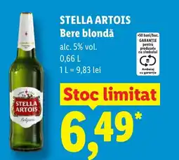 Lidl STELLA ARTOIS Bere blondǎ Ofertă