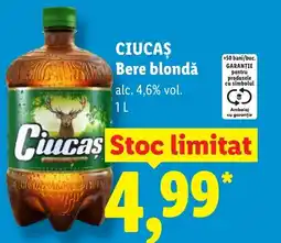Lidl CIUCAŞ Bere blondă Ofertă