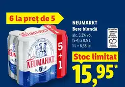 Lidl NEUMARKT Bere blondǎ Ofertă