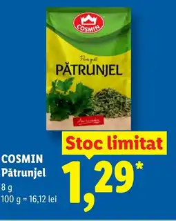 Lidl COSMIN Pătrunjel Ofertă