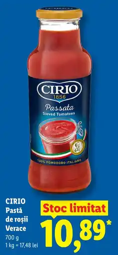 Lidl CIRIO Pastǎ de roşii Verace Ofertă