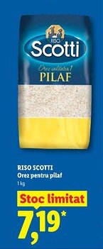 Lidl RISO SCOTTI Orez pentru pilaf Ofertă