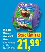 Lidl MILKA Ouǎ de ciocolată Oreo Ofertă