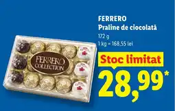 Lidl FERRERO Praline de ciocolată Ofertă