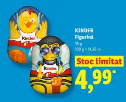 Lidl KINDER Figurinǎ Ofertă