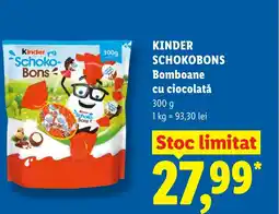 Lidl KINDER SCHOKOBONS Bomboane cu ciocolată Ofertă