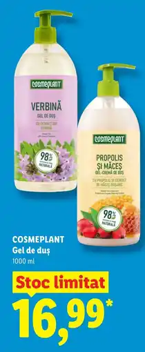 Lidl COSMEPLANT Gel de duş Ofertă
