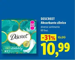 Lidl DISCREET Absorbante zilnice Ofertă