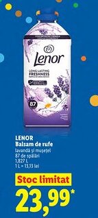 Lidl LENOR Balsam de rufe Ofertă