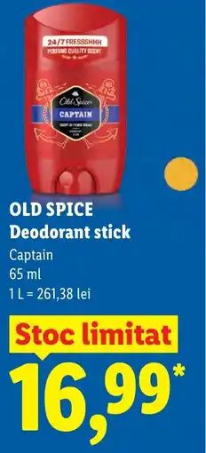 Lidl OLD SPICE Deodorant stick Ofertă