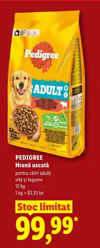 Lidl PEDIGREE Hrană uscată Ofertă