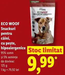 Lidl ECO WOOF Snackuri pentru câini, cu peşte, hipoalergenice Ofertă