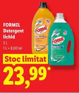 Lidl FORMIL Detergent lichid Ofertă