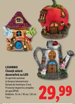 Lidl LIVARNO Căsuță solară decorativă cu LED Ofertă