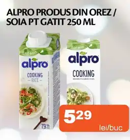 Unicarm Alpro produs din orez / soia pt gatit Ofertă
