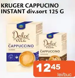 Unicarm Kruger cappucino instant Ofertă