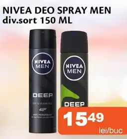 Unicarm Nivea deo spray men Ofertă