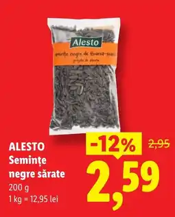 Lidl ALESTO Seminţe negre sărate Ofertă