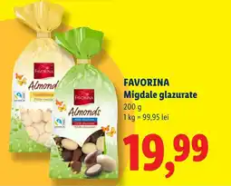 Lidl FAVORINA Migdale glazurate Ofertă