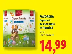 Lidl FAVORINA Iepuraşi de ciocolată Ofertă