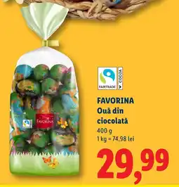 Lidl FAVORINA Ouă din ciocolată Ofertă