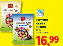 Lidl FAVORINA Ouă din ciocolată Ofertă