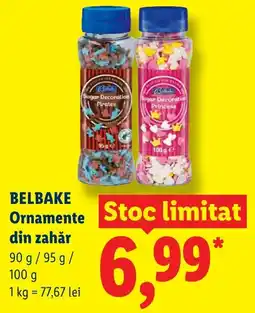 Lidl BELBAKE Ornamente din zahăr Ofertă