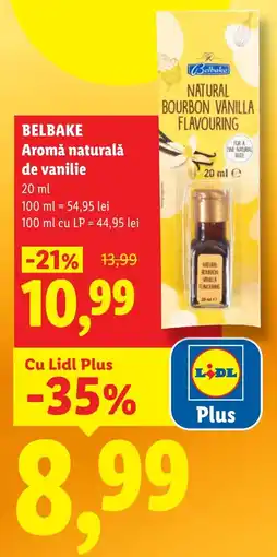 Lidl BELBAKE Aromă naturală de vanilie Ofertă