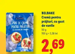Lidl BELBAKE Cremă pentru prăjturi, cu gust de vanile Ofertă