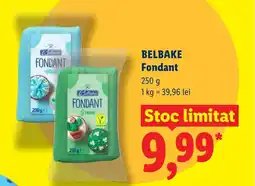 Lidl BELBAKE Fondant Ofertă