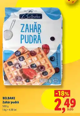 Lidl BELBAKE Zahăr pudră Ofertă