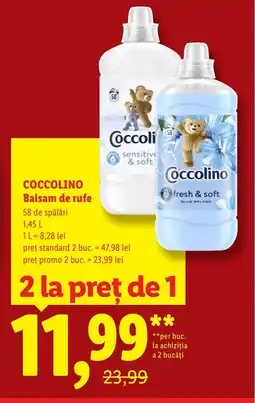 Lidl COCCOLINO Balsam de rufe Ofertă