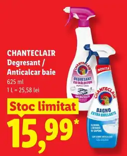 Lidl CHANTECLAIR Degresant / Anticalcar baie Ofertă