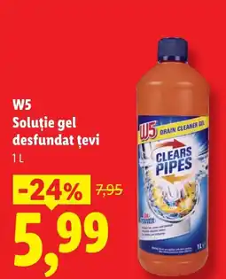 Lidl W5 Soluție gel desfundat tevi Ofertă