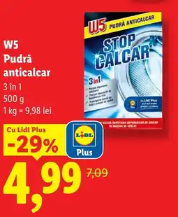 Lidl W5 Pudrǎ anticalcar Ofertă