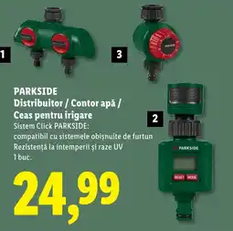 Lidl PARKSIDE Distribuitor / Contor apă / Ceas pentru irigare Ofertă