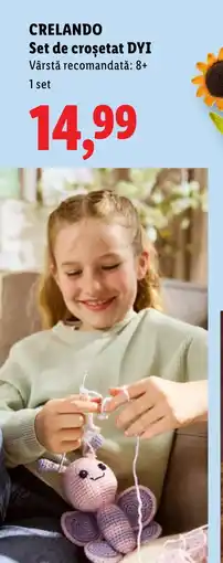 Lidl CRELANDO Set de crosetat DYI Ofertă