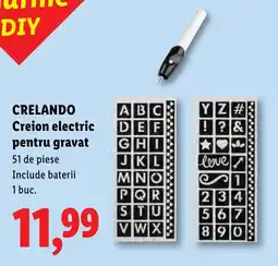 Lidl CRELANDO Creion electric pentru gravat Ofertă