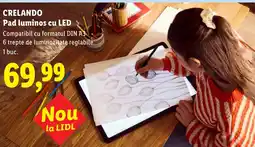 Lidl CRELANDO Pad luminos cu LED Ofertă