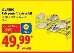 Lidl LIVARNO Raft pantofi, extensibil Ofertă