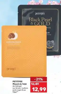 Kaufland PETITFEE Mască de față din hidrogel Ofertă