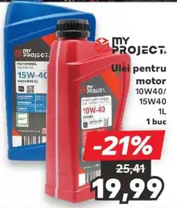 Kaufland Ulei pentru motor 10W40/15W40 1L Ofertă