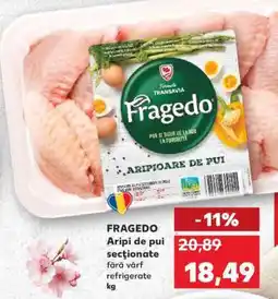 Kaufland FRAGEDO Aripi de pui secţionate Ofertă