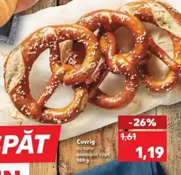 Kaufland Covrig cu sare proaspăt copt 100 g Ofertă