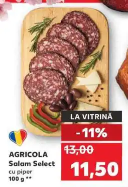 Kaufland AGRICOLA Salam Select cu piper Ofertă
