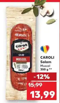 Kaufland CAROLI Salam Muscel 350 g Ofertă