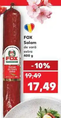 Kaufland FOX Salam de vară extra Ofertă