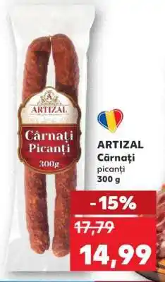 Kaufland ARTIZAL Cârnați picanți 300 g Ofertă