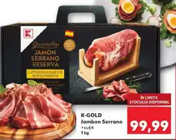 Kaufland K-GOLD Jambon Serrano Ofertă