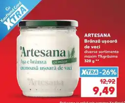 Kaufland ARTESANA Brânză ușoară de vaci Ofertă